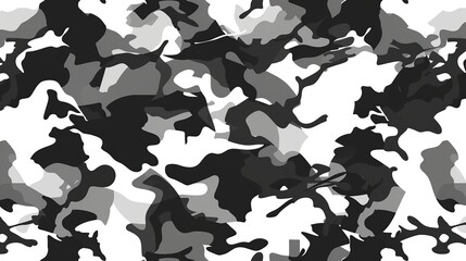 texture military camouflage repeats seamless army black white hunting