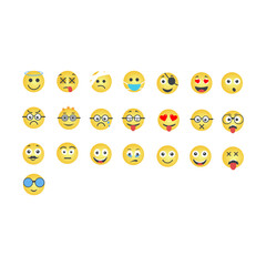 set of icons of emotions