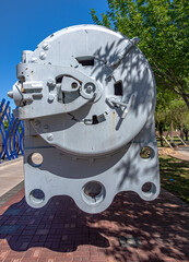 Arizona State Capitol Phoenix; Wesley Bolin Memorial Plaza; Arizona ship Memorial; ship Cannon