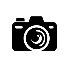 silhouette icon camera vector SVG