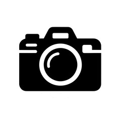 silhouette icon camera vector SVG