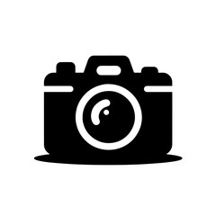 silhouette icon camera vector SVG