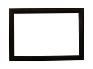 black frame isolated on white