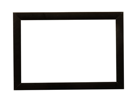 black frame isolated on white