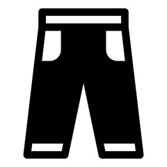 Pants icon for clothing and apparel