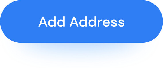 Add Address Blue Rounded Button App Interface