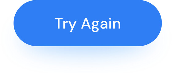 Try Again Blue Rounded Button App Interface