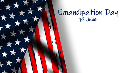 happy emancipation day , illustration vector Good for poster