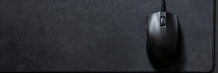 mouse, mousepad, headset with copy space. national video games day 