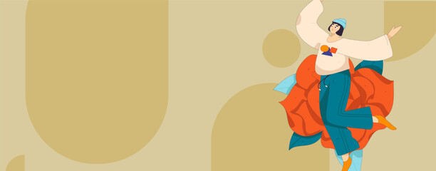 3.12 International Women's Day professional women flat character vector concept operation hand drawn illustration
