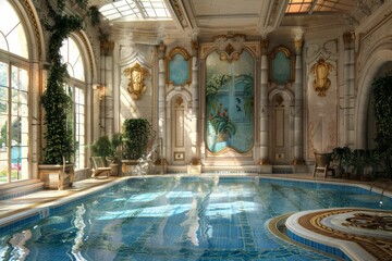 Obraz premium Classical Indoor Pool