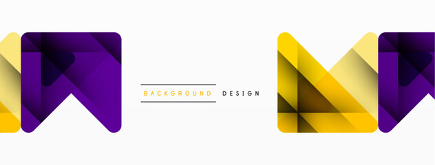 Business triangle and squares vector abstract background. Vector Illustration For Wallpaper, Banner, Background, Card, Book Illustration, landing page