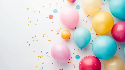  Balloon-Filled Wonderland with Elegant Circular Party Décor"
White Background Balloon Display with Decorative Border Accents"
 Circular Border of Balloons and Bushes Framing Text Space"
colorful hd 