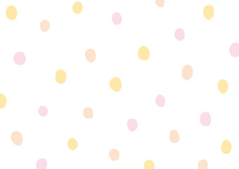 手描きの水玉模様の背景