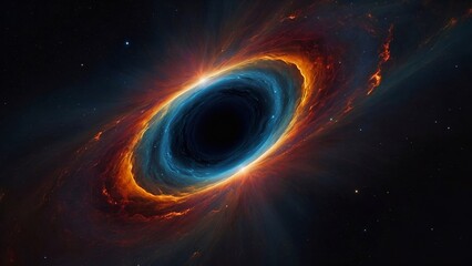 Obraz premium Black hole in the space 