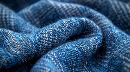 Fototapeta premium blue fabric