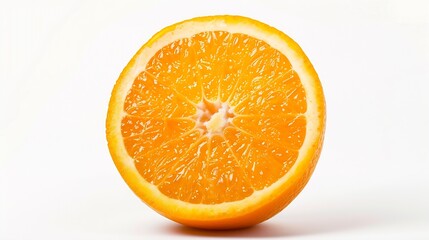 Fototapeta premium Orange Orange isolated on white background Orange macro : Generative AI