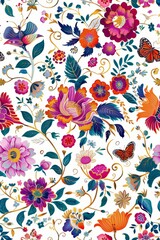 Fototapeta premium Beautiful seamless pattern