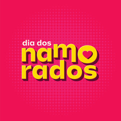 Brazilian Valentine's Day Lettering Style