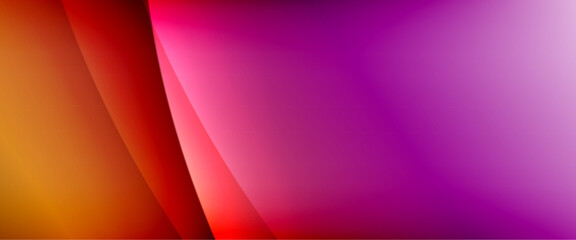 Dynamic flowing waves on gradient color background. Vector illustration For Wallpaper, Banner, Background, Card, Book Illustration, landing page