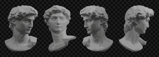 Greece modern face with contemporary element.goddess sculpture and bust for background, flyer or poster, retro, social media, graphic design, sticker, Y2k style elements,Digital Collage