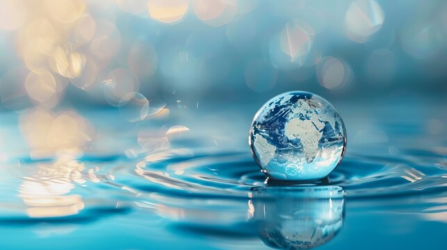world water monitoring day background concept. copy space