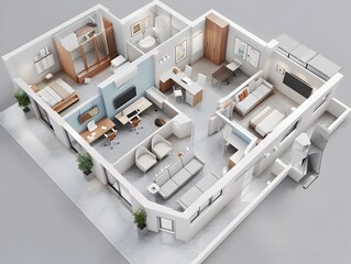 3D Model of a Modern Healthcare Clinic Promoting Preventive Care and Healthy Lifestyle Choices Through Informative Workshops