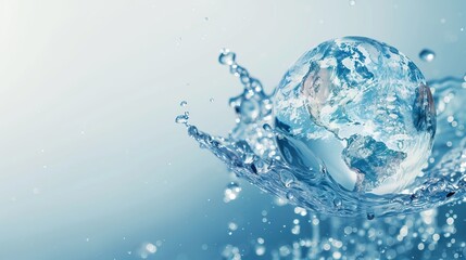 world water monitoring day background concept. copy space