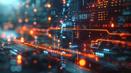 Fototapeta premium A closeup of an API integration screen