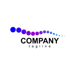 Design logo business company modern vector editable