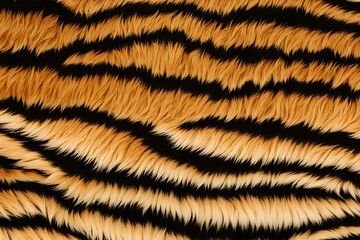 Tiger skin or fur texture background close up.