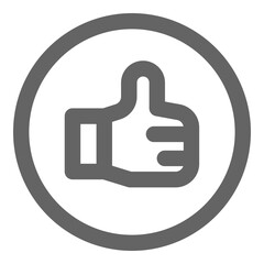 Like icon, vector illustration, simple design, best used for web