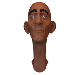 human head base 3d modeling