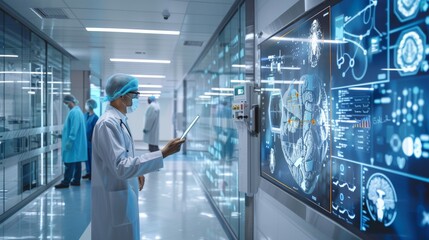 Futuristic Healthcare: Doctors Utilizing 5G Technology for Remote Consultations and Patient Monitoring