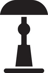 Table Lamp Glyph Icon