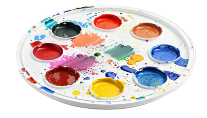 Paint Pallette Color Isolated