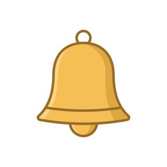 christmas bell icon vector design template simple and clean