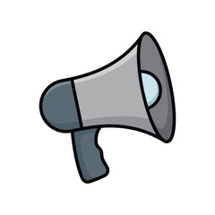 megaphone icon vector design template simple and clean