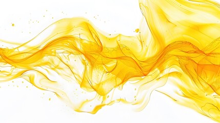 Fototapeta premium abstract modern yellow lines background vector illustration.