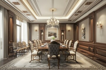 Classical Meeting Room Interior