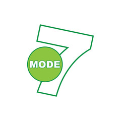 Mode7 logo Design , Vector Design 