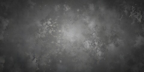 black background vector illustration with vintage distressed grunge texture and dark gray charcoal color paint