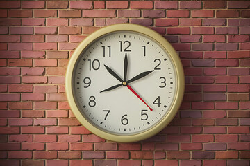 clock on a wall