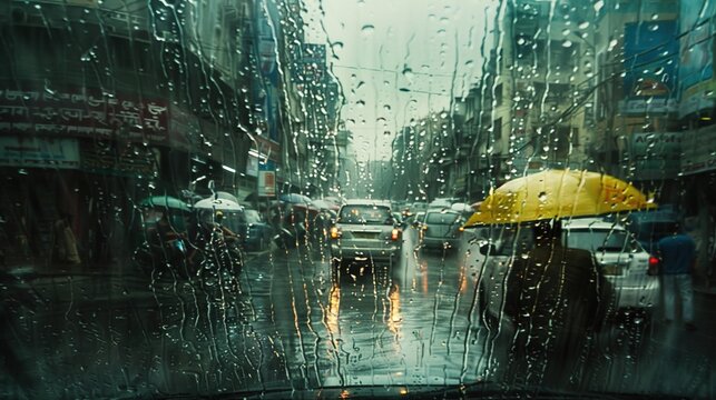 heavy rainstorm wallpaper