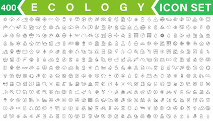 Ecology icons set. Nature icon. Eco green icons. Vector