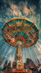 Obraz premium Carnival Swing Ride