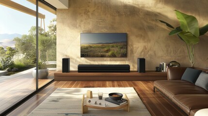 This tingedge sound system boasts advanced features such as noisecancellation technology and multiroom audio capabilities.