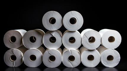 Image of lots of toilet paper.