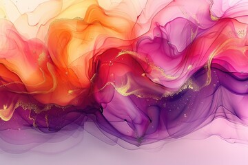 Obraz premium abstract marbled ink liquid watercolor painting texture background wallpaper design images