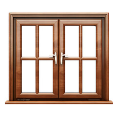 Obraz premium Classic Wooden Window Silhouettes